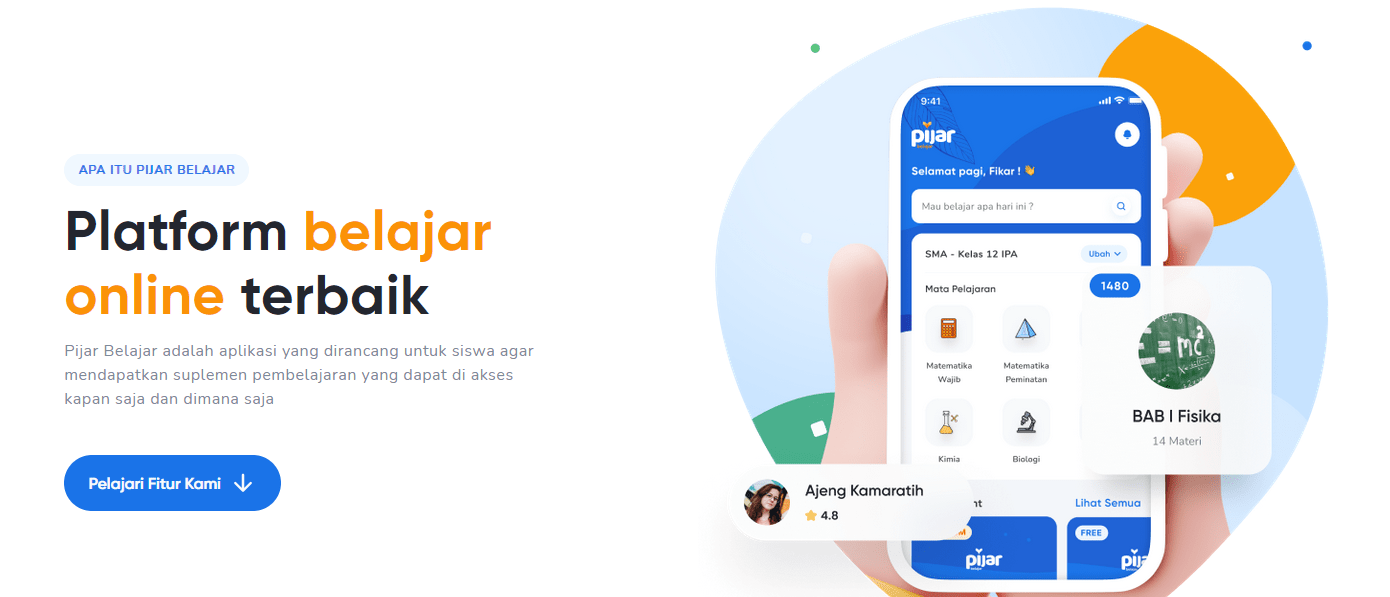 belajar online mudah dan menyenangkan bersama Pijar Belajar